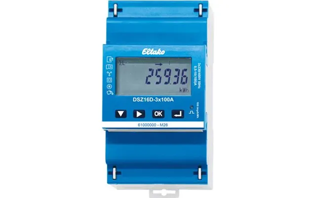Elmåler 3x100a Modbus Og S0 Mid - Digital