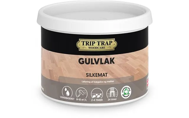 Gulvlak Silkemat 0,38l Farveløs