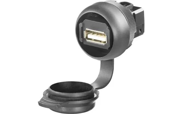 Indbygningsstik M. Usb Ip65