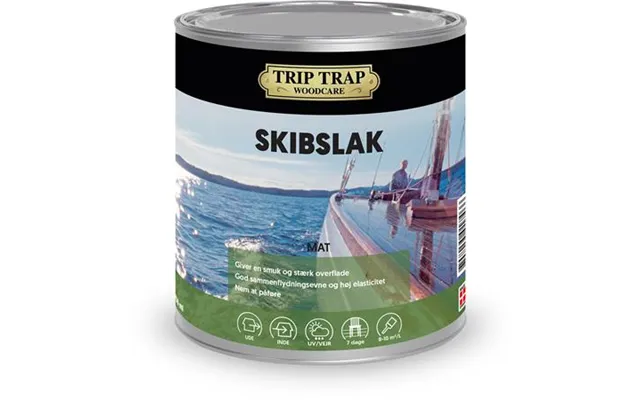 Skibslak Mat 0,75l Farveløs