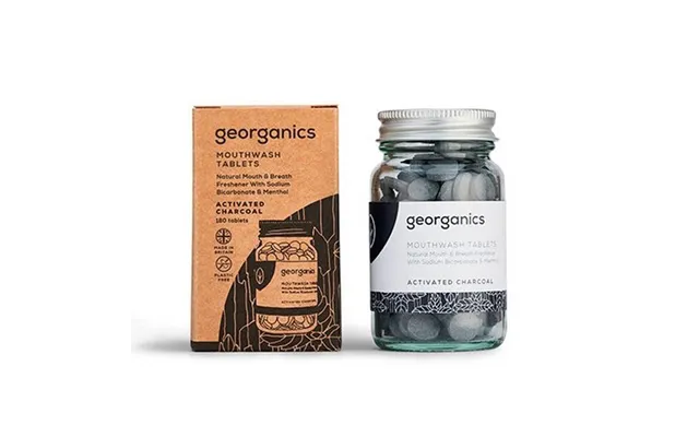 Georganics - Mouthwash Tablets Activated Charcoal