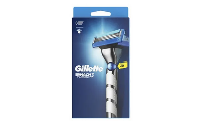 Gillette - Mach3 Turbo Barberskraber 1 Barberblad