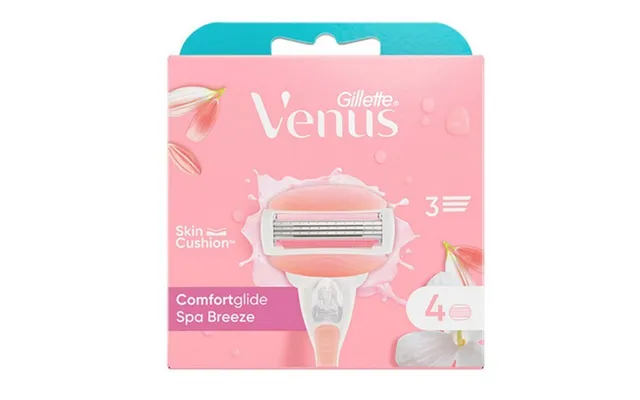 Gillette - Venus Comfortglide Spa Breeze Barberblade 4 Pak