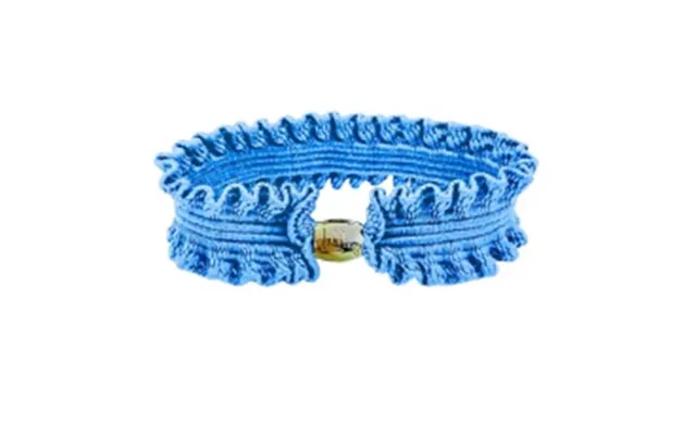 Libling - Original Hårelastik Sky Og Guld Charm