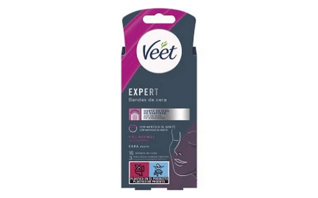 Veet - Expert Wax Facial Strips Normal Skin 16 Stk