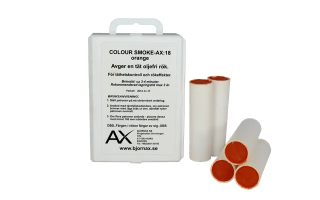 Da Colour Smoke Ax18 Røgpatron Sv Røgpatroner 5stk
