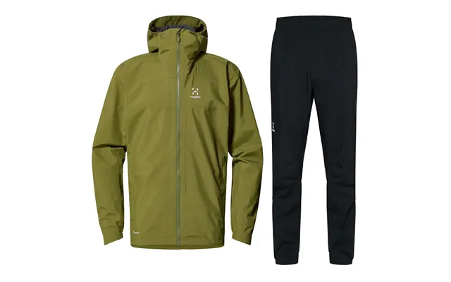 Haglöfs Korp Proof Regnsæt Herre - Olive Green