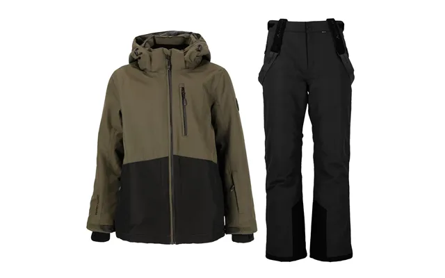 Whistler Drizzle W-pro 10.000 Skisæt Børn Junior - Black Ink