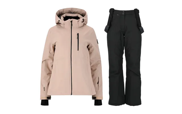 Whistler Drizzle W-pro 10.000 Skisæt Dame - Simply Taupe