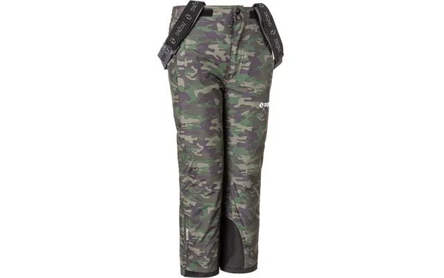 Zigzag Alpi Printed Skibukser Børn - Army