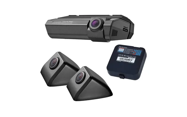 Alpine Dvr-f790 - Dashcam Kit M. 2 Sidekameraer
