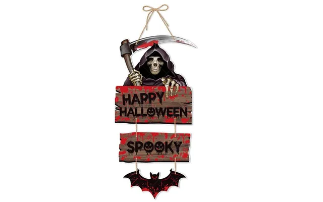Hængende Halloween Vægdekoration. Døden. 3 Dele