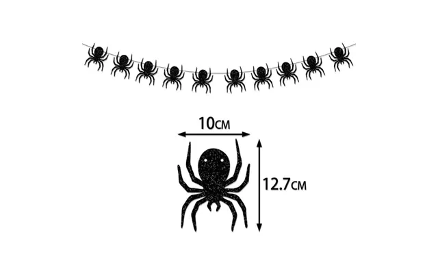Skræmmende Og U Hyggelig Halloween Pynt. Edderkopper
