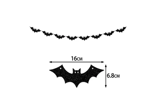 Skræmmende Og U Hyggelig Halloween Pynt. Flagermus