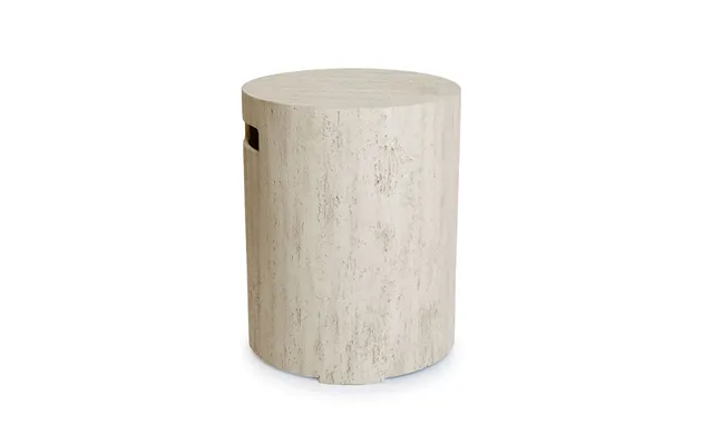Enclosure Rund Travertine - Gasflaske Skjuler