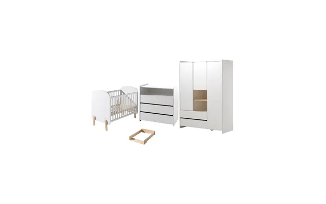 Børnemøbelsæt Kiddy 60 × 120 Cm Hvid