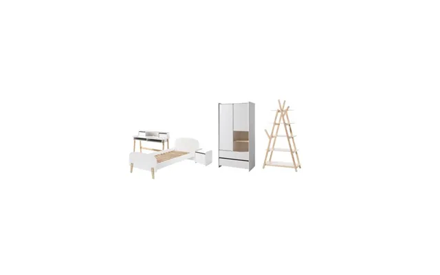 Børneværelse Møbelsæt 90 X 200 Cm Kiddy - Hvid