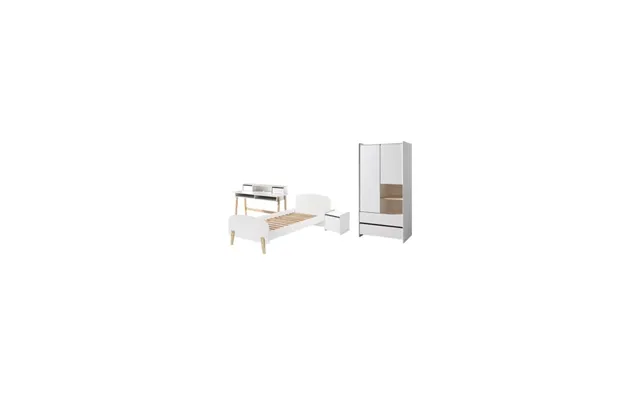 Børneværelse Møbelsæt Kiddy 90 X 200 Cm Hvid
