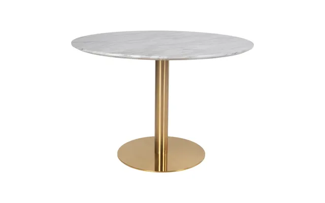 Bolzano Spisebord Hvid Ø110 Cm