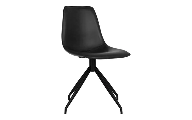 Monaco Dining Chair W. Swivel - Drejestol I Sort Pu