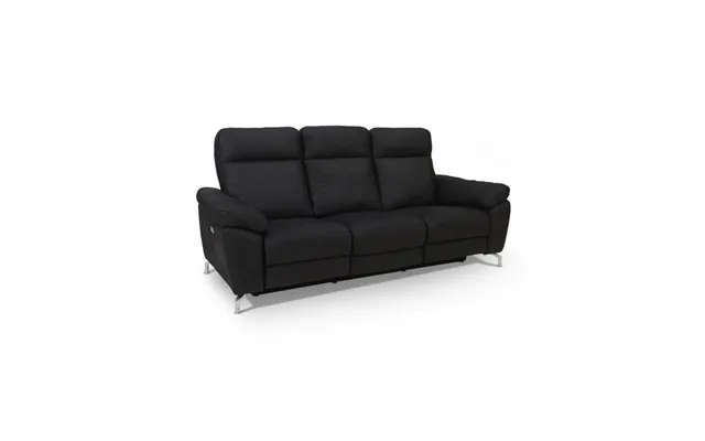 Selesta 3 Personers Sofa Sort Stof