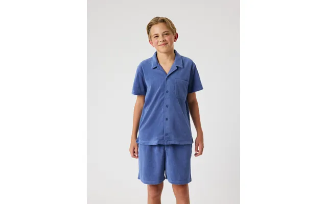 Björn Borg Borg Toweling Pool Shirt Blå - 146-152