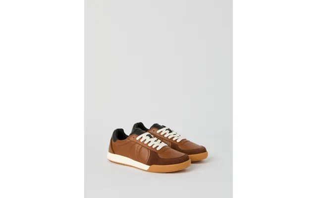 Björn Borg Men's Volley Leather Sneakers Brun - 42