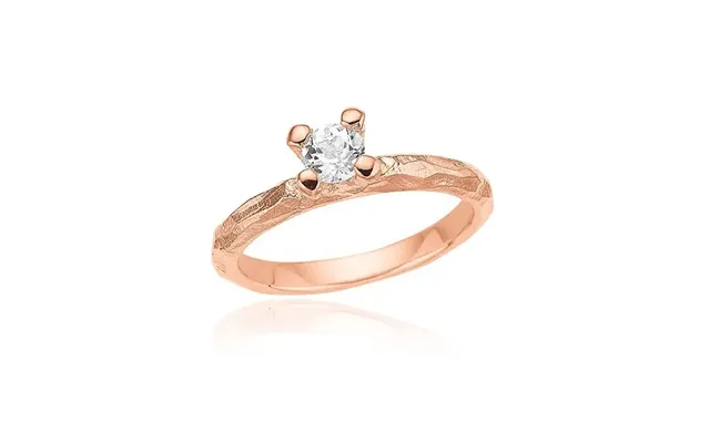 Ring I Rosaforgyldt Sølv - 50