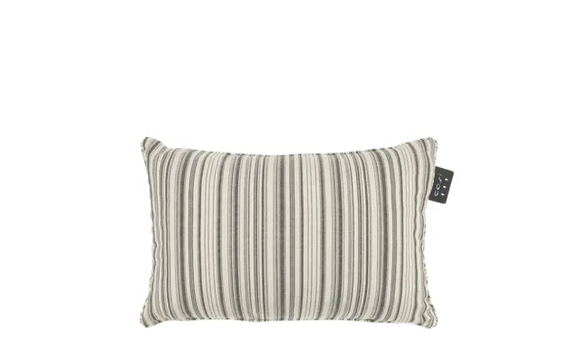 Cosi Fires Cosipillow Striped Varmepude, Genopladeligt Batteri, Rektangulær - Hvid Sort Stof 40x60