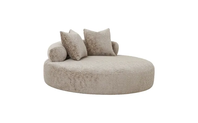 House Nordicâ Daybed Med 2 Puder I Chenille - Rund