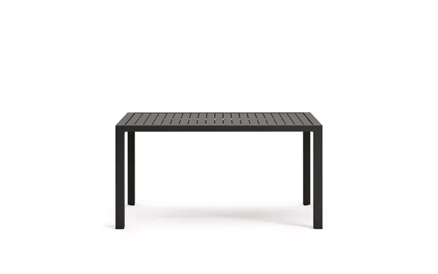 Kave Home Culip Havebord, Rektangulær - Grå Aluminium 150x77