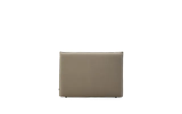 Kave Home Jaira Sengegavl, M. Aftageligt Betræk - Taupe Linned Og Bomuld 150cm