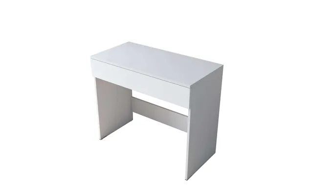 Nordvärk Bj104 2342 Makeup Bord, M. 1 Skuffe - Hvid Melamin 90x45