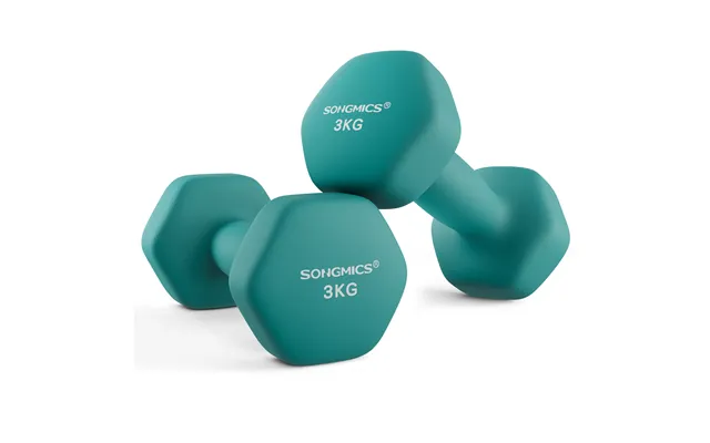 Sæt Med 2 Neopren Sekskanthåndvægte - 2 X 3 Kg