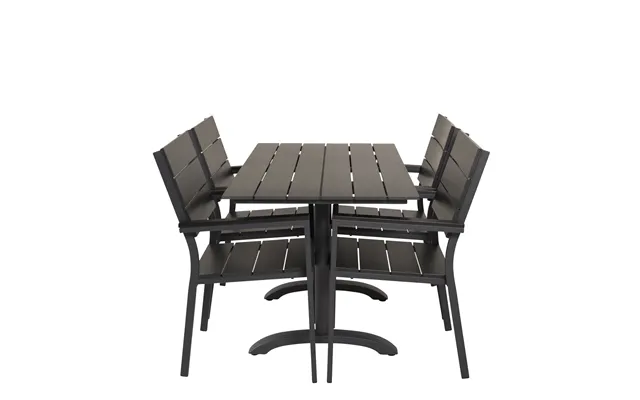 Venture Design Havesæt M. Denver Bord 120x70 Og 4 Levels Stole M