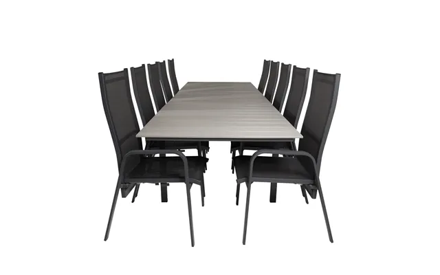 Venture Design Havesæt M Levels Bord M Udtræk Og 10 Copacabana Stole M