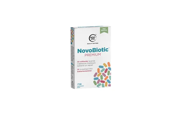 Novobiotic Premium Kosttilskud 30 Kapsler product image