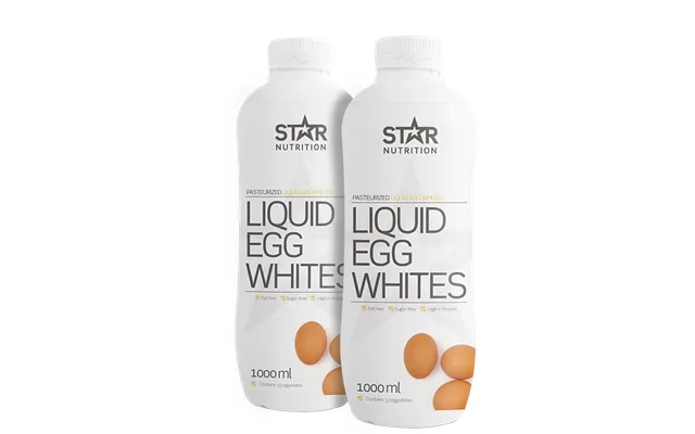 2 X Flydende Æggehvider - 1000 Ml
