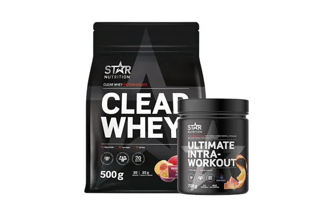 Clear Whey Whey Protein 500 G Ultimate Intra Workout Kulhydratpulver 720 G product image