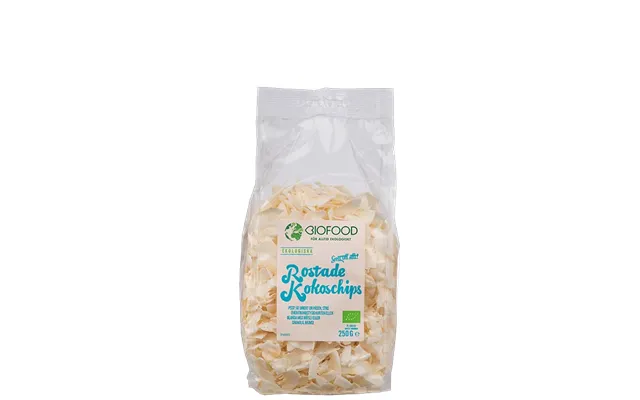 Kokosflager Ristet Eko - 250 G