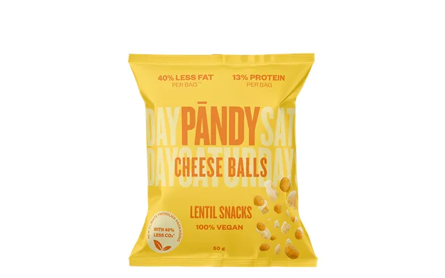 Pändy Lentil Snacks Cheese Balls 50