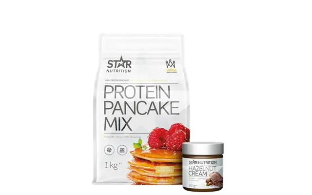 Proteinpandekager 1 Kg Protein Hasselnøddecreme 200 G