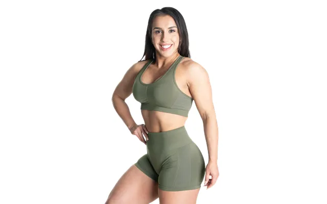 Scrunch Sports Bra - Washed Green