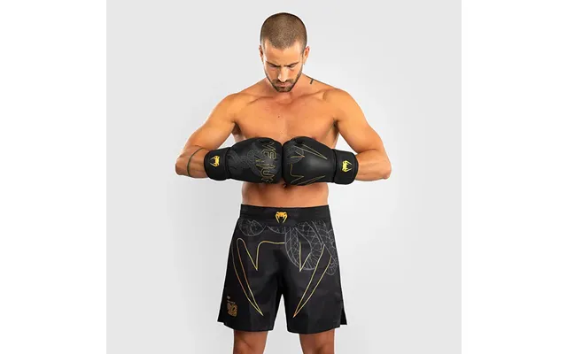 Serpenti Fightshorts Sort Sølv Guld