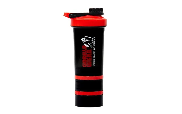 Shaker 2 Go Sort Rød 500 Ml 130 Ml X 2