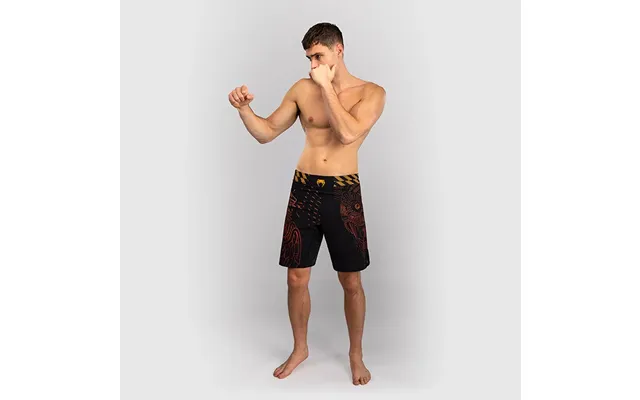 Venum Quetzal Fury Fightshorts Sort Rød Orange