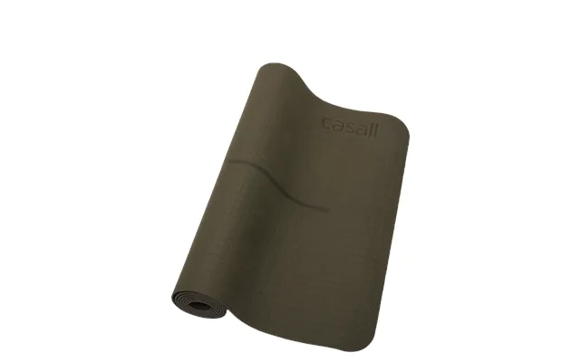 Yogamåtte Position 4mm Skovgrøn Sort