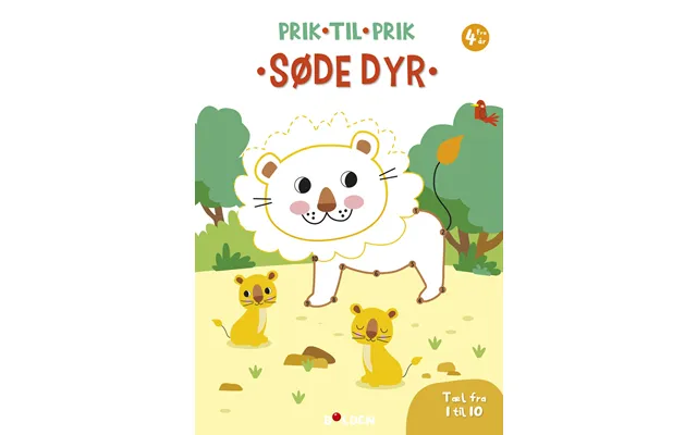 Prik Til Prik Søde Dyr - Tæl 1 Til 10