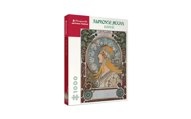 Alphonse Mucha Zodiac - Puslespil Med 1000 Brikker