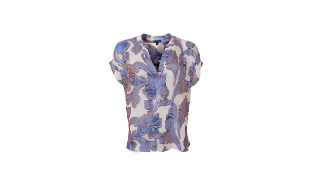 Bckenzie Kortærmet Bluse Med V-hals - S M
